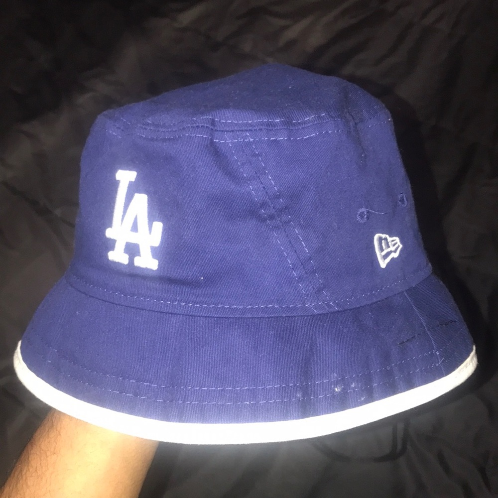 La dodgers bucket hat